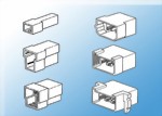 Zeige Details für Flachsteckgehäuse 2-polig weiss. weibl. Bild von Flachsteckgehäuse 2-polig weiss. weibl.