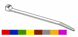 Bild für Kategorie Kabelbinder Farbe
